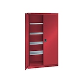 Schwerlast-Flügeltürenschrank,HxBxT 1950x1100x641mm,Lackierung RAL3003