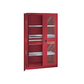 Schwerlast-Flügeltürenschrank,HxBxT 1950x1100x641mm,Lackierung RAL3003