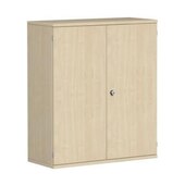 Büroschrank,HxBxT 1150x1000x430mm,Dekor Korpus Ahorn,Dekor Front Ahorn