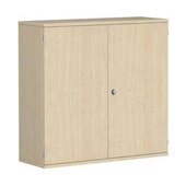 Büroschrank,HxBxT 1150x1200x430mm,Dekor Korpus Ahorn,Dekor Front Ahorn