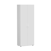 Büroschrank, HxBxT 2160x800x420mm, 5xHolzboden, 6 OH, Korpus lichtgrau