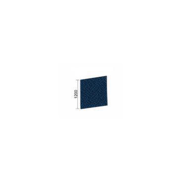 Trennwand, f. Büro-Trennwand, Textil, HxB 1200x1600mm, Wand Stoff, blau