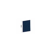 Trennwand, f. Büro-Trennwand, Textil, HxB 1600x800mm, Wand Stoff, blau