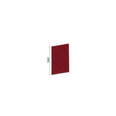 Trennwand, f. Büro-Trennwand, Textil, HxB 1800x800mm, Wand Stoff, rot