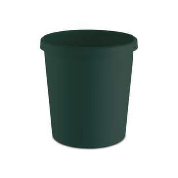 Papierkorb, 18l, HxØ 331x315mm, Korpus Kunststoff (recycelt) grün