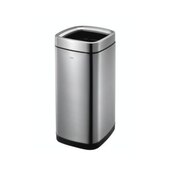 Edelstahl-Abfallbehälter,35l,HxBxT 686x315x315mm,Innenbehälter Kunststoff