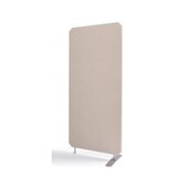 Schallabsorbierende Stellwand, HxB 1800x800mm, Wand beige, Füße