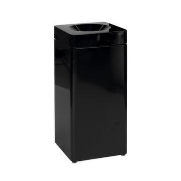 Abfallbehälter,selbstlöschend,40l,HxBxT 760x350x350mm,Kopfteil schwarz