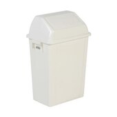 Abfallbehälter, 40l, HxBxT 600x395x276mm, Wandmontage, Korpus PP weiß