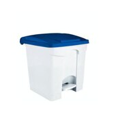 Contitop, Abfallbehälter mit Pedal 30L weiß/blau