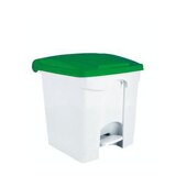 Contitop, Abfallbehälter mit Pedal 30L weiß/grün