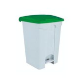 Contitop, Abfallbehälter mit Pedal 45L weiß/grün/VE:3