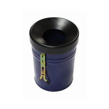 Abfallbehälter, selbstlöschend, 16l, HxØ 340x245mm, Wandmontage