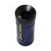 Abfallbehälter, selbstlöschend, 60l, HxØ 630x392mm, Wandmontage
