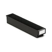 ESD-Regalkasten, HxBxT 82x92x500mm, PP, schwarz