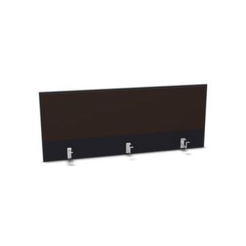 Aufsatz-Paneel, f. Schreibtisch, Anbau hinten, CC-schwarz, BN2036-braun