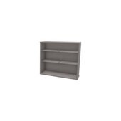 Büroregal, Aufbauelement, HxBxT 1070x1200x445mm, BZ-grau