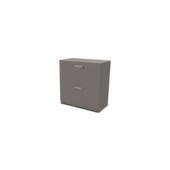 Hängeregistraturschrank, HxBxT 825x800x445mm, 2 HR-Auszüge, BZ-grau