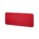 Akustik-Wandabsorber, HxB 600x1400mm, Stoff rot