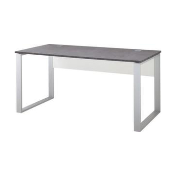 Schreibtisch, HxBxT 750x1580x790mm, Platte Basalto-Dunkel, rechteckig