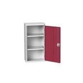 Wandschrank,HxBxT 1000x525x350mm,2xStahlboden,Drehriegelschloss,Sockel