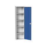 Universalschrank, HxBxT 2000x525x350mm, 4xStahlboden, Drehriegelschloss