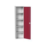 Universalschrank, HxBxT 2000x525x350mm, 4xStahlboden, Drehriegelschloss