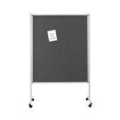 Trennwand,f. Stellwand,H 1950mm,Wand HxB 1500x1200mm,Wand Filz/Whiteboard