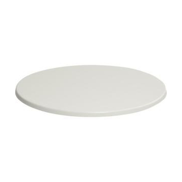 Tischplatte, f. Pflanzsäule, weiß, Ø 800mm
