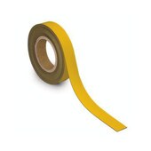 Kennzeichnungsband, magnethaftend, LxB 10m x 30mm, Stärke 1mm, gelb