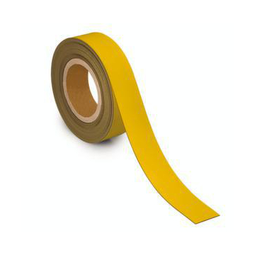 Kennzeichnungsband, magnethaftend, LxB 10m x 40mm, Stärke 1mm, gelb