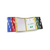 Tisch-Sichttafelsystem, DIN A4, hoch, 50 Tafeln, 5 Farben