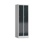 Schließfachschrank, HxBxT 1800x590x500mm, 2x4 Fächer, Zyl.-Schl.