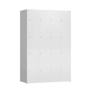 Schließfachschrank, HxBxT 1800x1185x500mm, 4x4 Fächer, Zyl.-Schl.