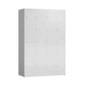 Schließfachschrank, HxBxT 1800x1185x500mm, 4x5 Fächer, Zyl.-Schl.