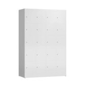 Schließfachschrank, HxBxT 1800x1185x500mm, 4x5 Fächer, Zyl.-Schl.