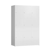 Schließfachschrank, HxBxT 1800x1185x500mm, 3x3 Fächer, Zyl.-Schl.