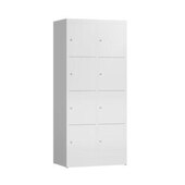 Schließfachschrank, HxBxT 1800x800x500mm, 2x4 Fächer, Zyl.-Schl.