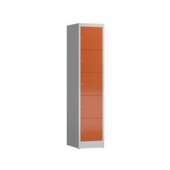 Schließfachschrank, HxBxT 1800x415x500mm, 1x5 Fächer, Zyl.-Schl.