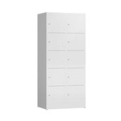 Schließfachschrank, HxBxT 1800x800x500mm, 2x5 Fächer, Zyl.-Schl.