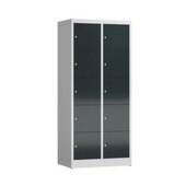 Schließfachschrank, HxBxT 1800x800x500mm, 2x5 Fächer, Zyl.-Schl.