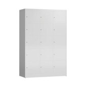 Schließfachschrank, HxBxT 1800x1185x500mm, 3x5 Fächer, Zyl.-Schl.