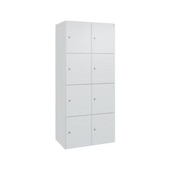 Schließfachschrank,HxBxT 1850x800x525mm,2x4 Fächer,Zylinderschloss