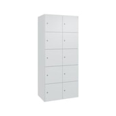 Schließfachschrank,HxBxT 1850x800x525mm,2x5 Fächer,Zylinderschloss