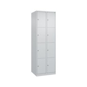 Schließfachschrank, HxBxT 1850x600x500mm, 2x4 Fächer, Zyl.-Schl.