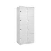 Schließfachschrank, HxBxT 1850x800x500mm, 2x4 Fächer, Zyl.-Schl.