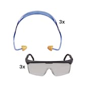 Schutzbrille & Gehörschutzbügel