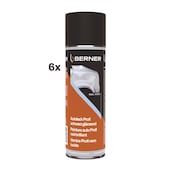 6er-Pack Lackspray Profi schwarz glänzend