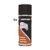 6er-Pack Lackspray Power schwarz matt