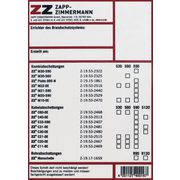 Plaque de signalisation F-PROT TAG 3 ZZ câble/combi 